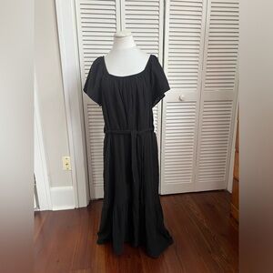 Time & Tru - Walmart - Large Black Dress with Pockets